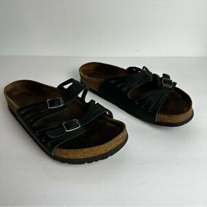 Birkenstock Granada Sandals Women’s 6 / Men's 4 EU 37 Shoes Leather Soft Footbed